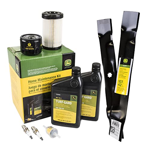 John Deere Original Equipment Full Maintenance Kit - LG275 + GY20850 Blade Se...