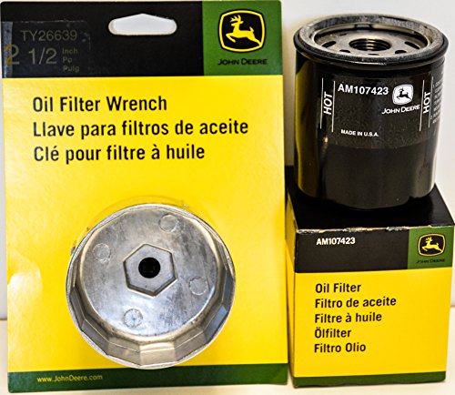 John Deere 2-1/2" Oil Filter Wrench with AM107423 Oil Filter-Set