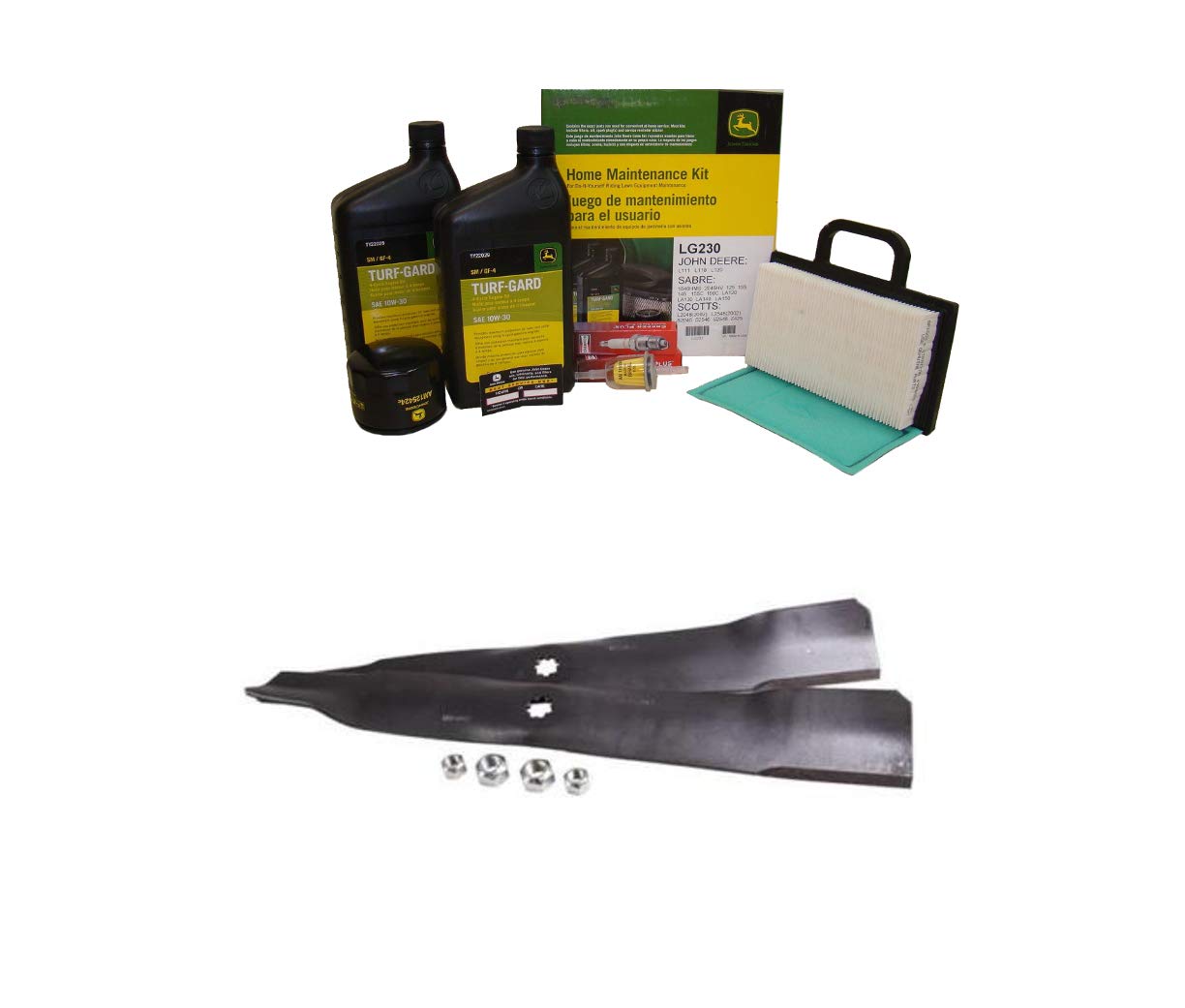 John Deere Original Equipment Model LA120 Maintenance Kit + Highlift Blades