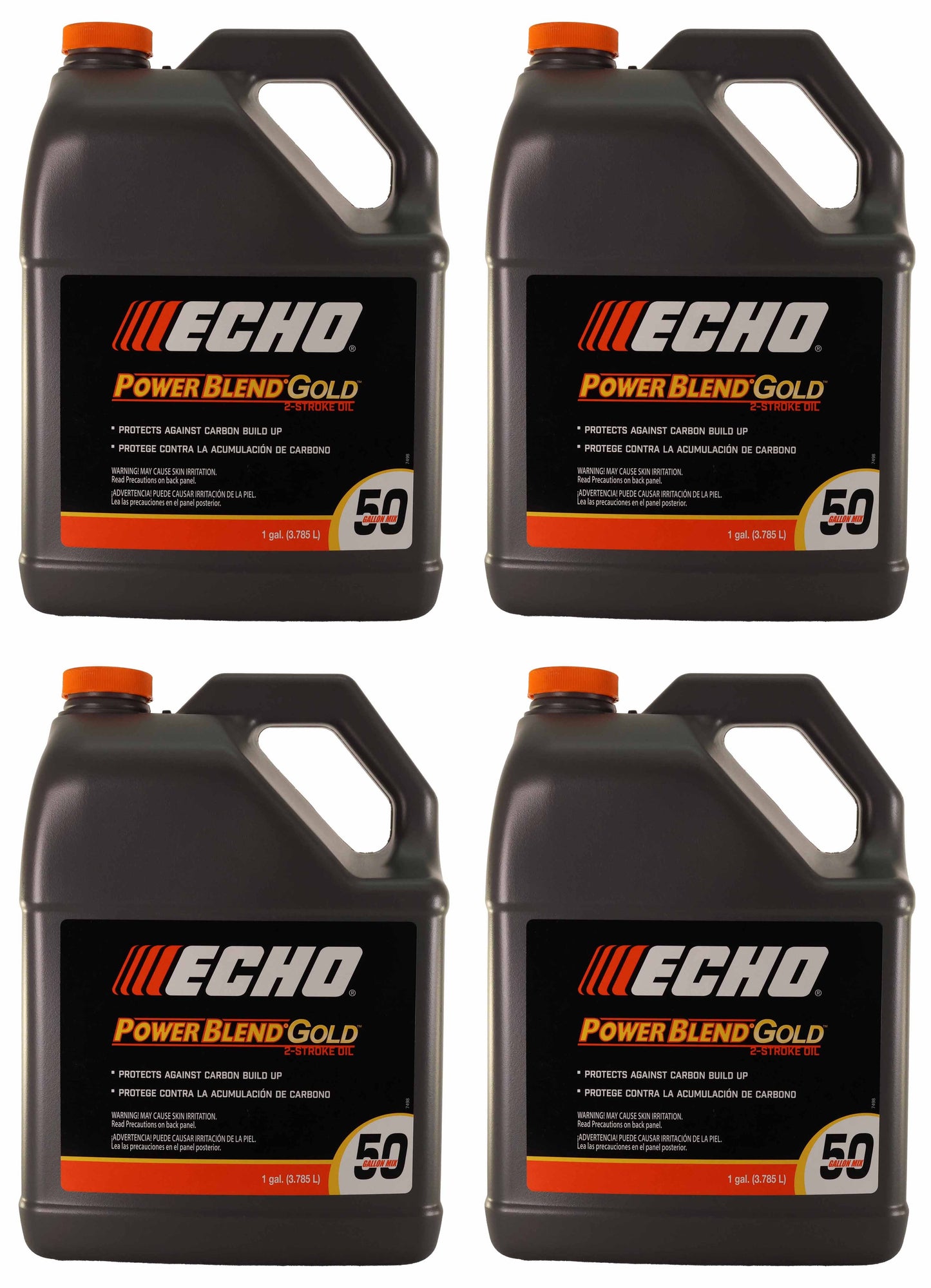 Echo Original Equipment 4-PACK Power Blend Gold Oil Mix 50:1 (1 Gallon Bottle) - 6450050