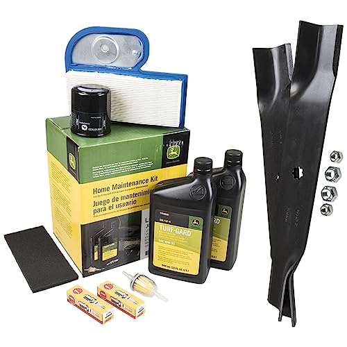 John Deere Original Equipment Model LT180 Maintenance Kit + Standard Blades, ...