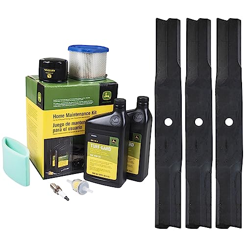 John Deere Original Equipment Model LT160 Maintenance Kit + Low Lift Blades, ...