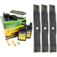 John Deere Original Equipment Model LX279 Maintenance Kit + Mulching Blades, ...