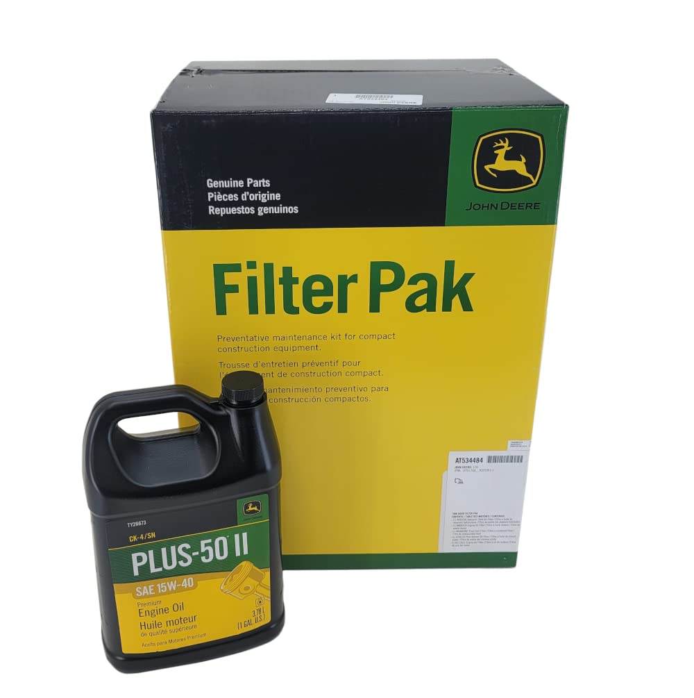 John Deere Original Equipment (17G) Oil/Filter Pak Kit - AT534484A