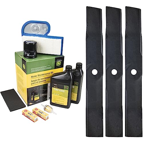 "John Deere Original Equipment Model LX288 (S.N. 090,001-) Maintenance Kit + Mulching Blades, 54"" Mower Deck"