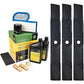 "John Deere Original Equipment Model LX288 (S.N. 090,001-) Maintenance Kit + Mulching Blades, 54"" Mower Deck"