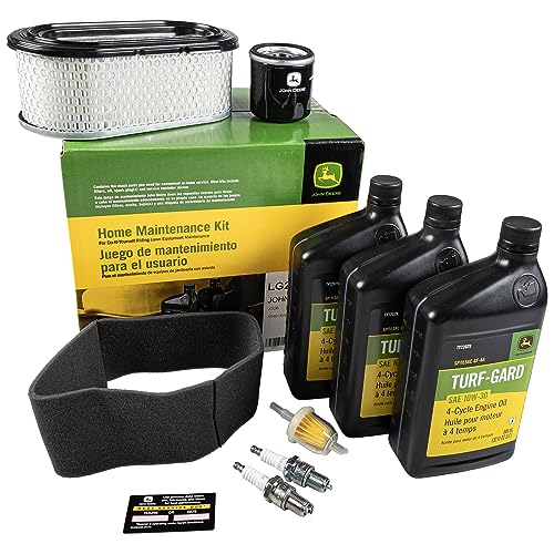 John Deere Maintenance Kit for X520 and X540 with Kawasaki Engine LG257 Filters Oil