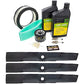 John Deere Original Equipment Model LX288 (S.N. -090,000) Maintenance Kit + Standard Blades, 54" Mower Deck