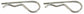 Honda Original Equipment Lock (17Mm) Pin (2-PACK) - 90753-V25-000,2
