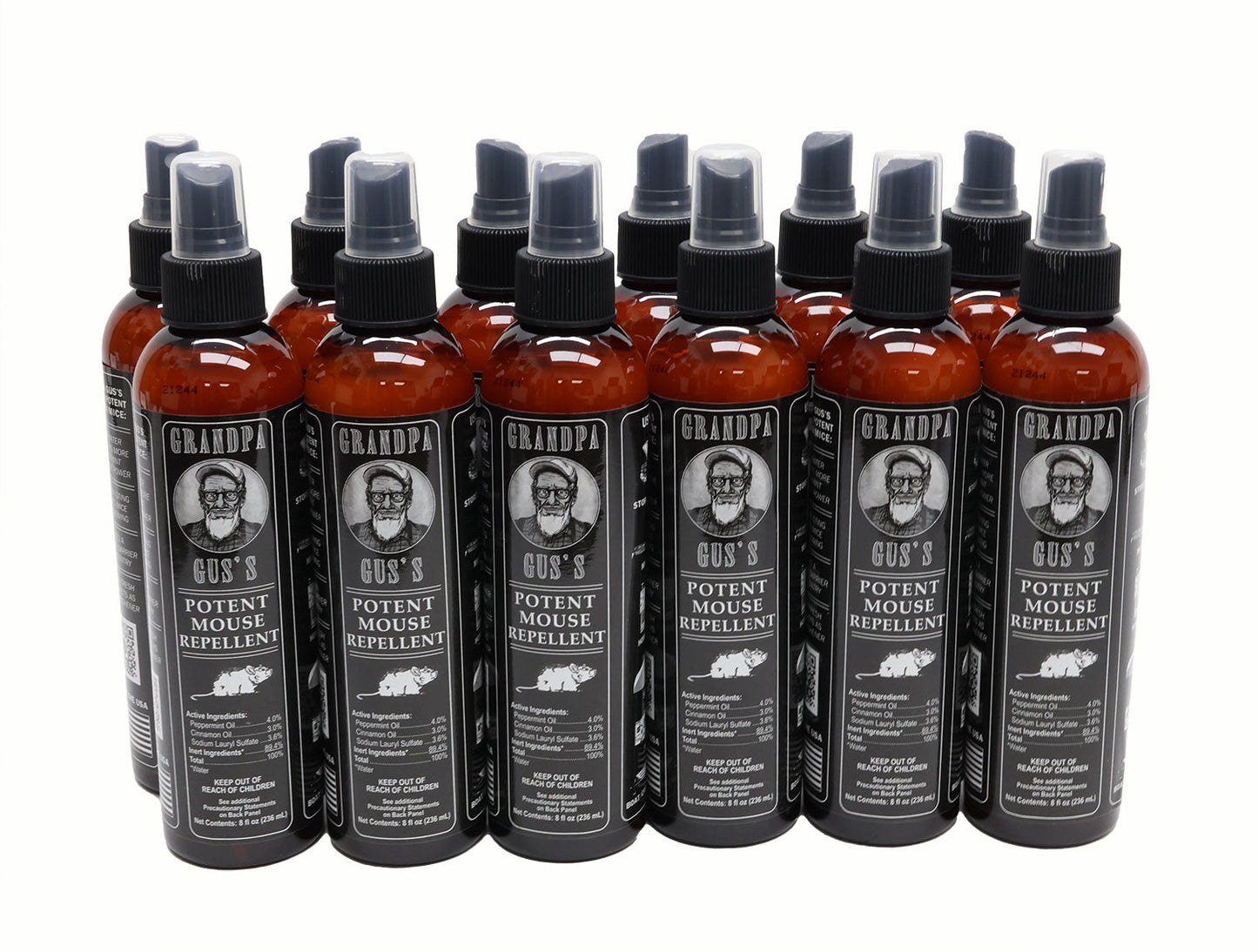 Grandpa Gus's (12 PACK) Rodent 8 oz Bottle Spray  - A-B1GSB8A15,12