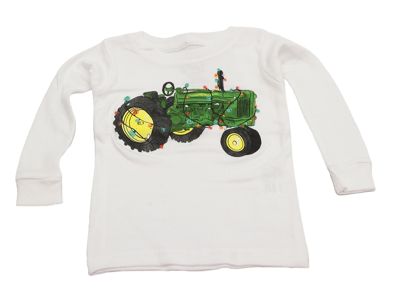 John Deere DGT Infant (18M) Holiday Tractor PJ Top - LP80844