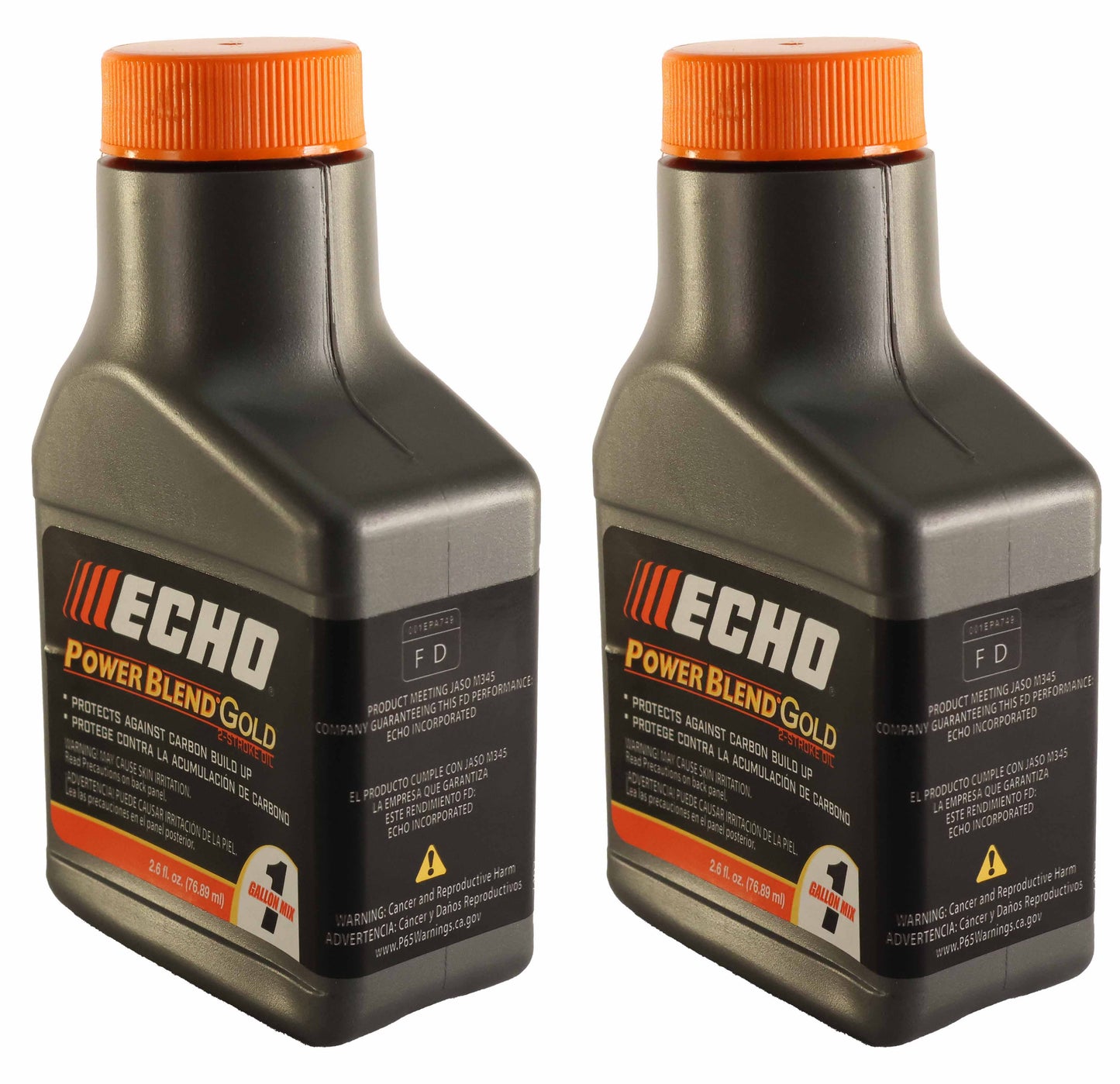 Echo Original Equipment 2-PACK PowerBlend Gold 2.6 Oz. 2-Stroke Engine Oil - 6450000