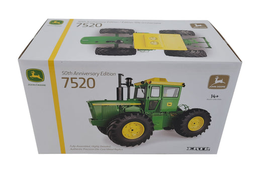 1/16 John Deere "50th Anniversary Edition" 7520 Precision Tractor Toy - LP82780