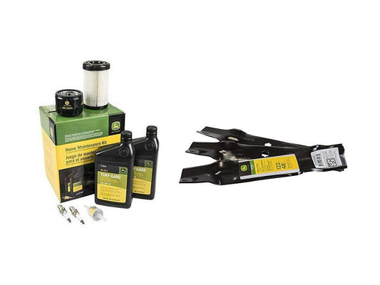 John Deere Original Equipment Model E140 Maintenance Kit + Standard Blades