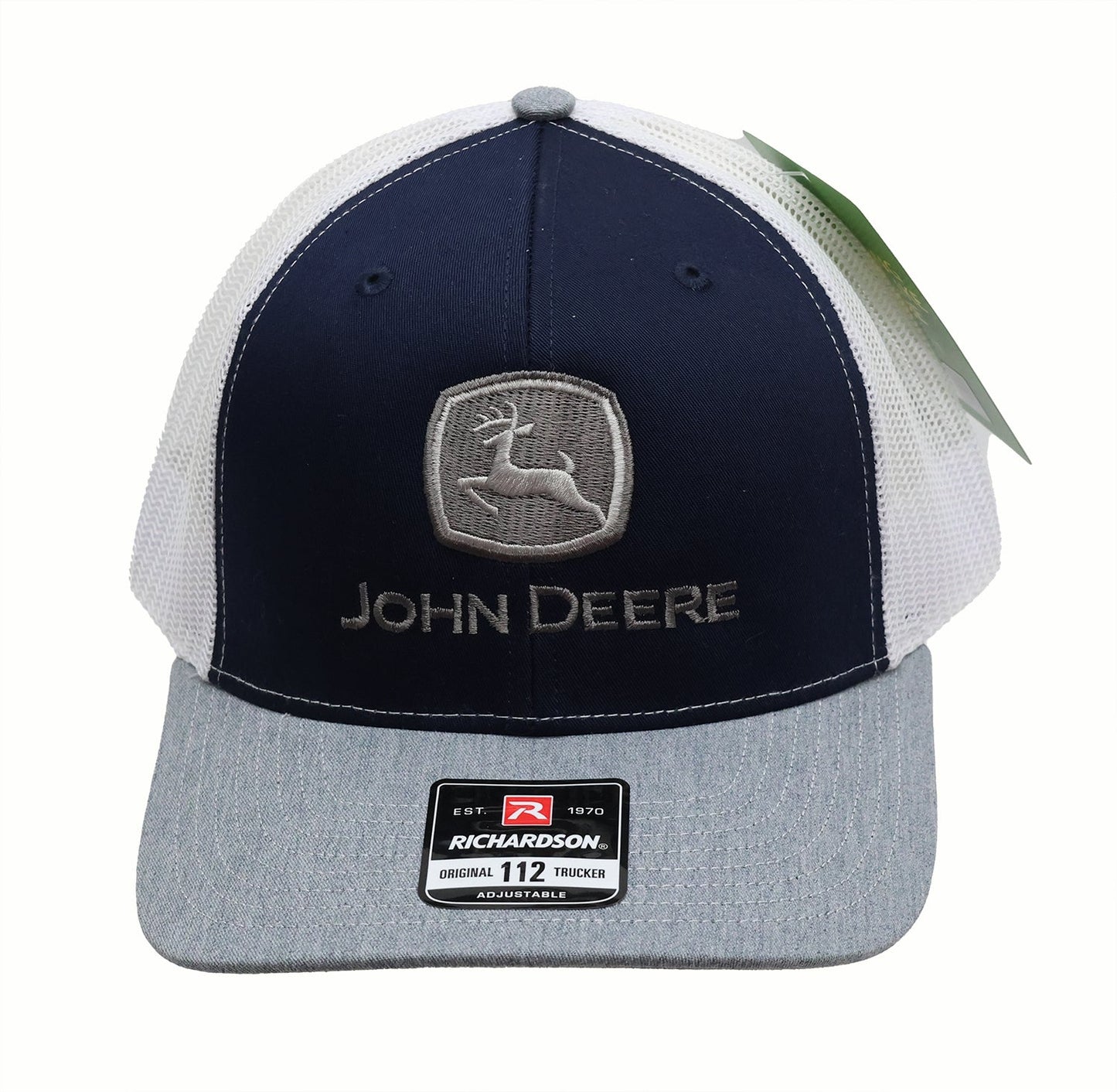 John Deere Richardson Navy/White/Gray Hat/Cap - LP86074