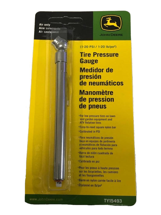 John Deere 1 to 20-lb. Air Pressure Tire Gauge TY15493