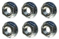 John Deere Original Equipment Flange Nut 6 Pack - 14M7303