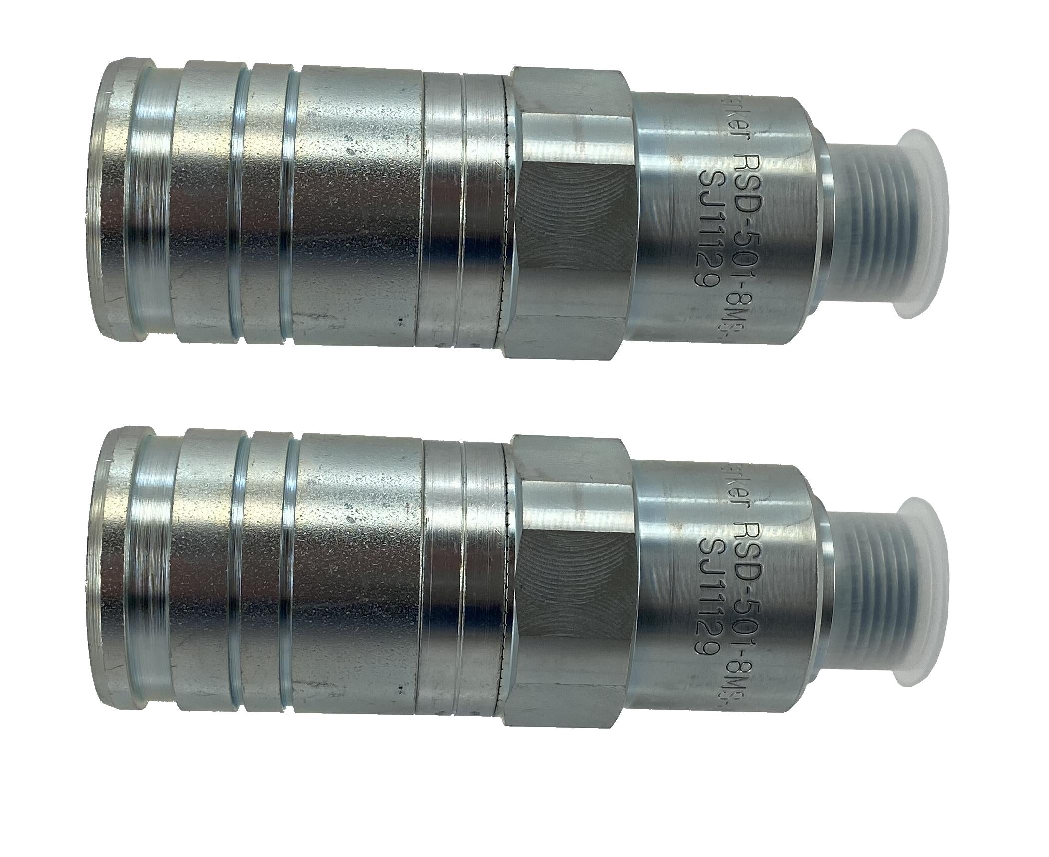 John Deere Original Equipment Hydraulic Quick-Connect Coupler 2 Pack