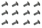 John Deere (12 PACK) Original Equipment Carriage Bolt - 03M7184