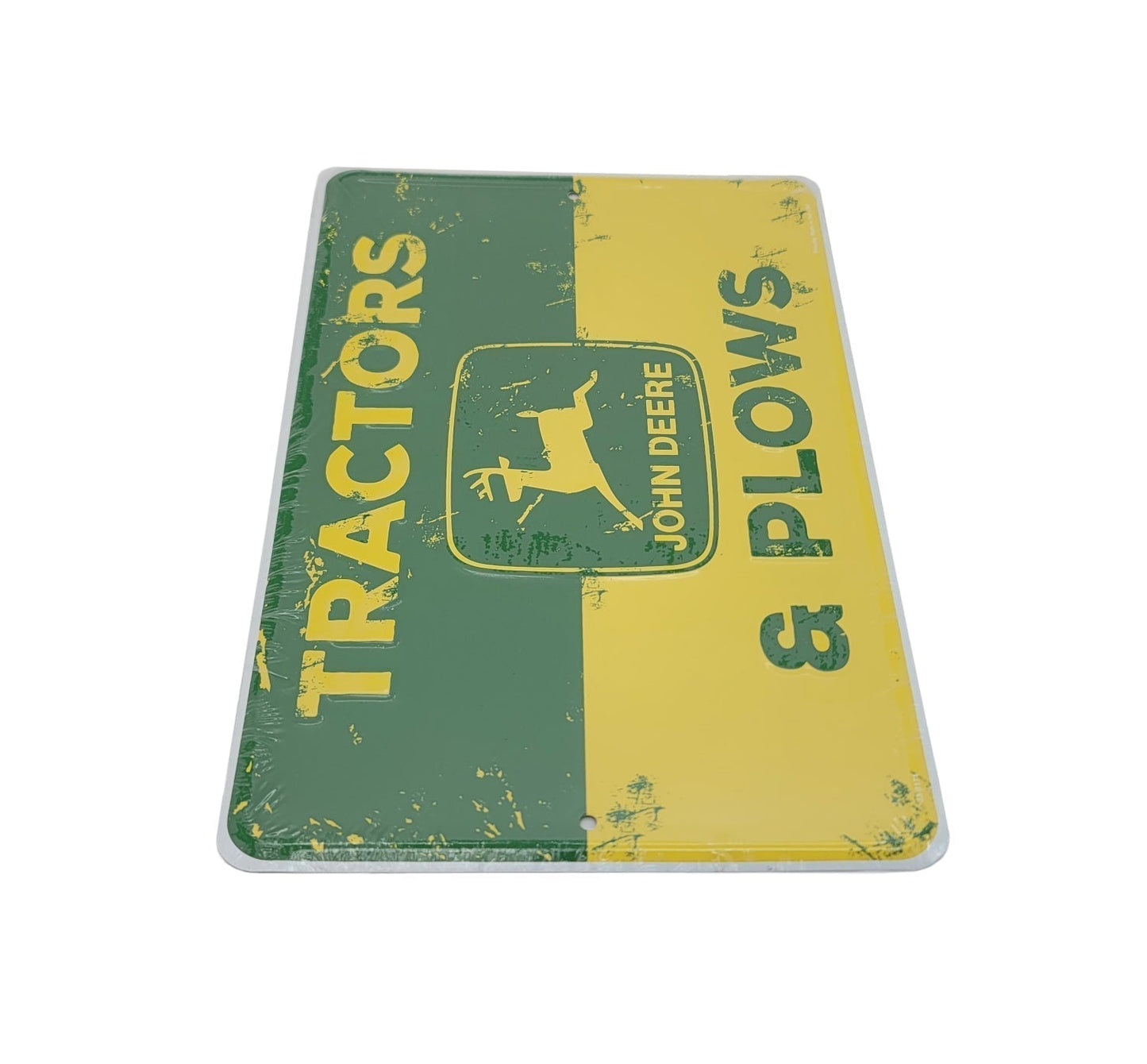 John Deere Tractors & Plows Metal Sign - LP85816