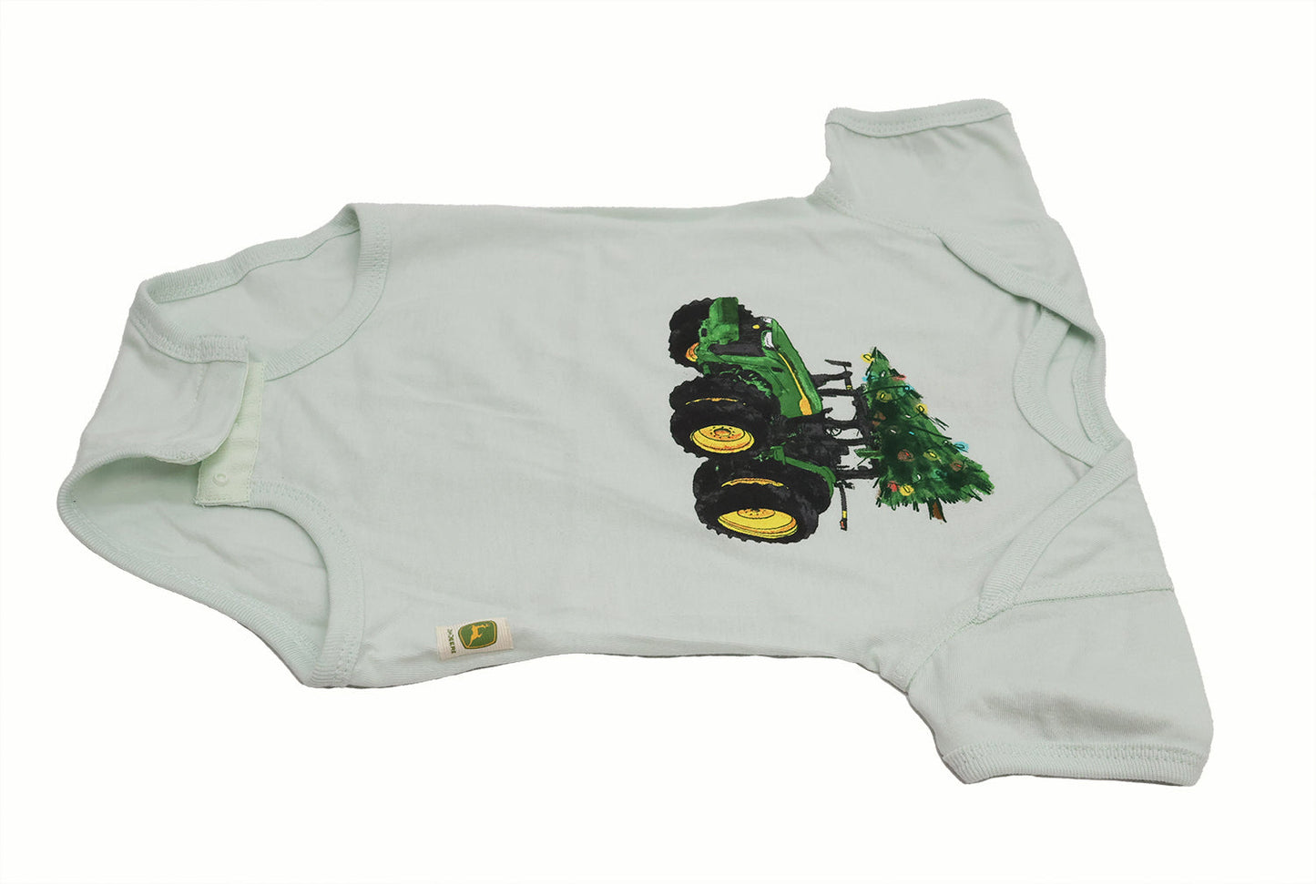 John Deere DGT Infant (6M) Holiday Tractor w/ Chirstmas Tree Bodysuit - LP84958