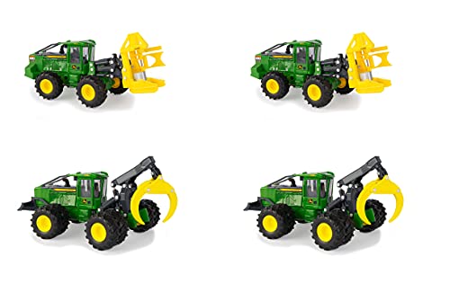 1/50 John Deere Prestige Collection (SET OF 4) Grapple Skidder/Feller Buncher Toy Set - LP69916B