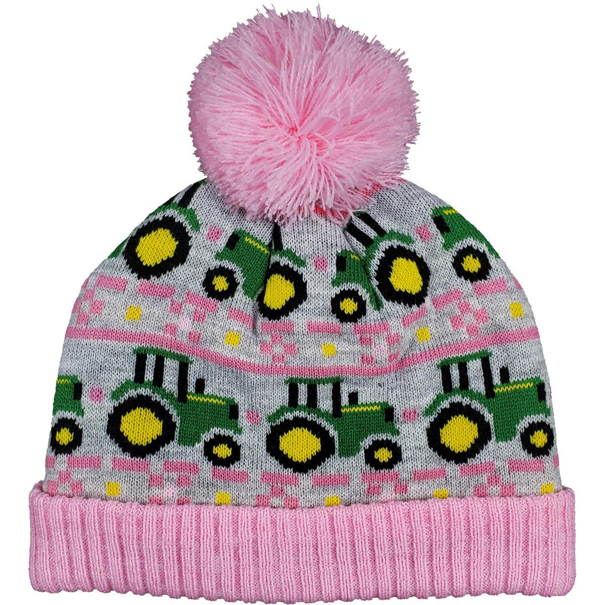 John Deere Toddler Girls' Winter Hat, Soft Pink - LP77236