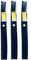 XHT 20-1/4", 3/4" Mower Blade (Set of 3) - B1SX1002,3