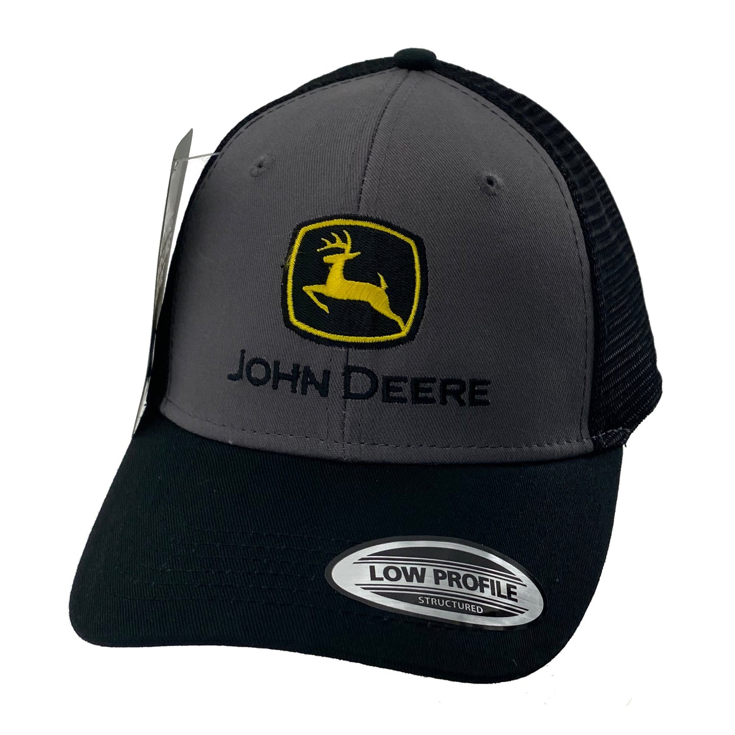 John Deere Original Equipment Cloth/Mesh Construction Cap - LP69076