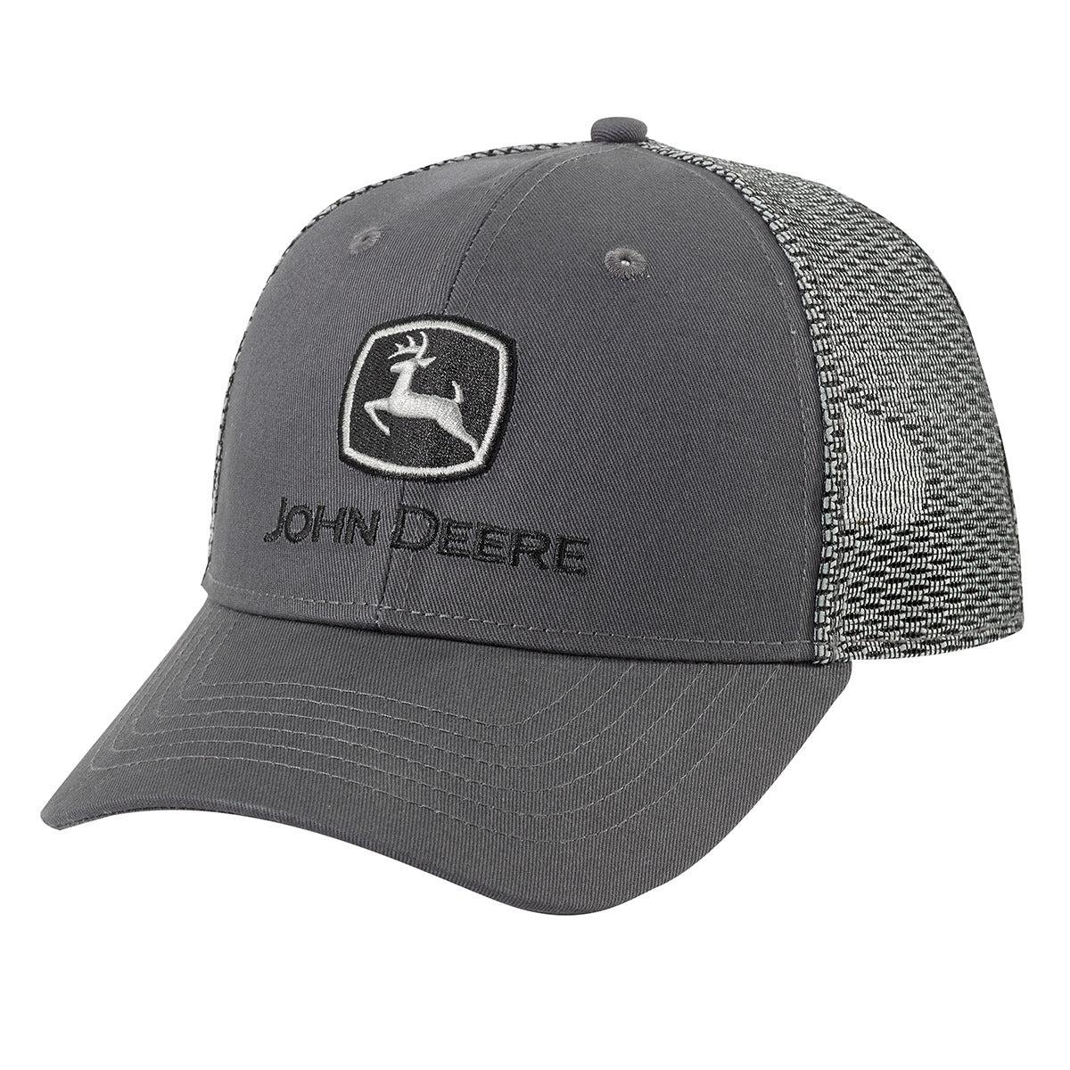 John Deere Charcoal Twill/Wide Mesh Cap/Hat - LP76087