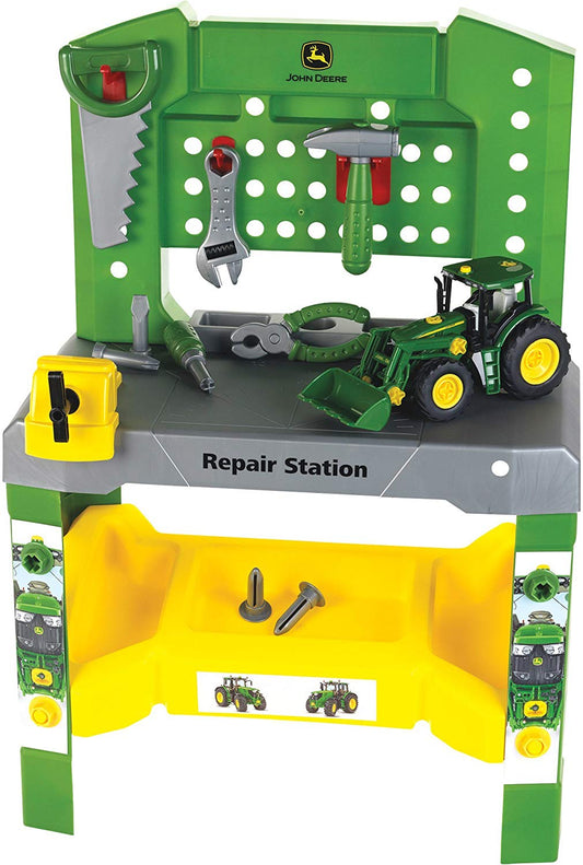 John Deere Buildable Repair Station & Tractor Toy - LP66712