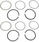 John Deere Original Equipment Piston Ring Kit (Pack of 2) - AM128738