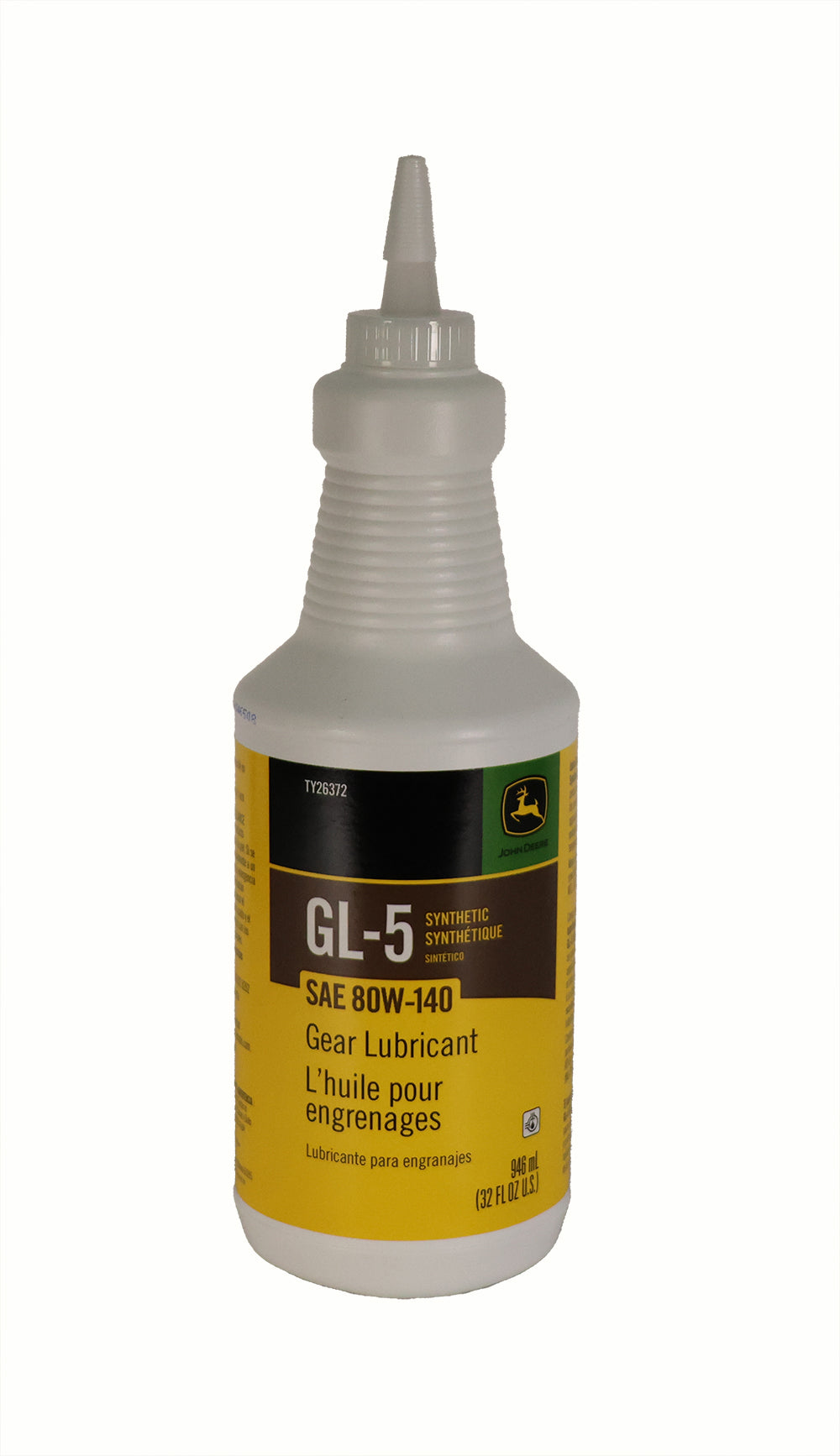 John Deere Original Equipment GL-5 Synthetic SAE 80W-140 Gear Lubricant - TY26372