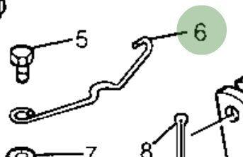 John Deere Original Equipment Clip - M135775