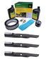 John Deere Original Equipment Model LX288 (S.N. -090,000) Maintenance Kit + Highlift Blades, 54C" Mower Deck