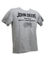 John Deere Boy's MEDIUM Gray Short Sleeve Shirt - LP70508
