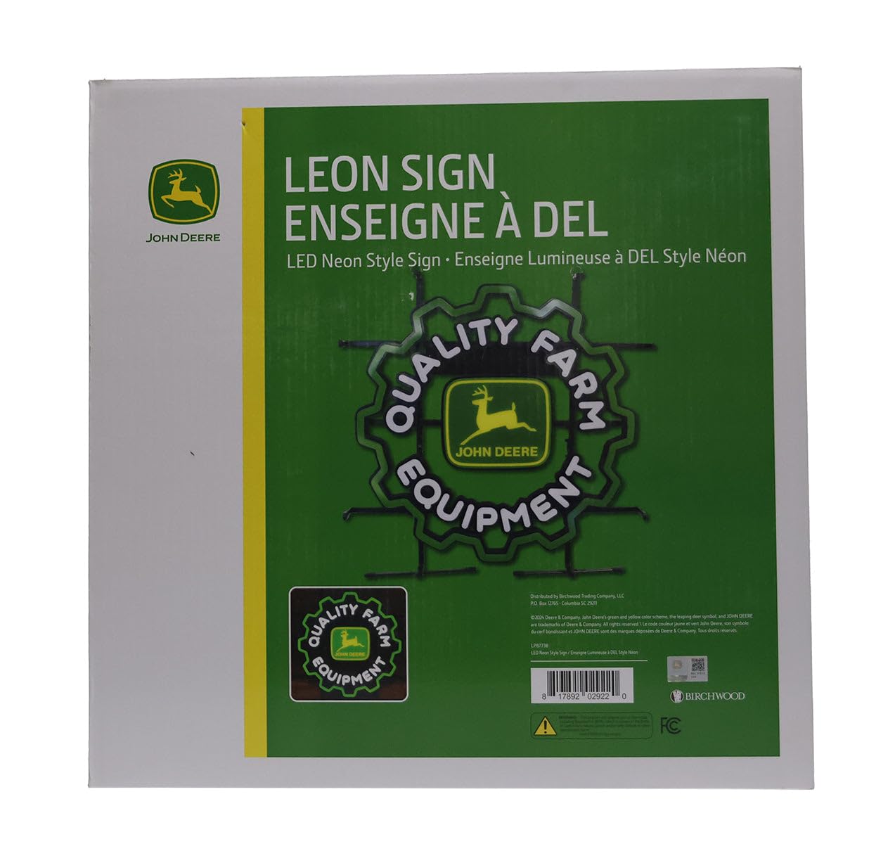 John Deere Gear LED Neon Style Sign - LP87738