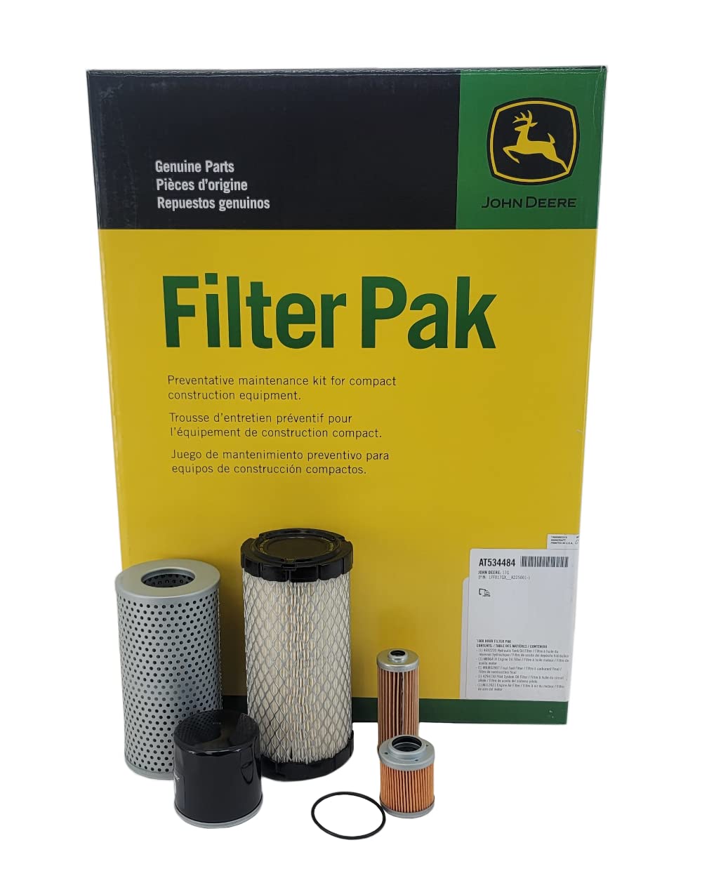 John Deere Original Equipment (17G) Filter Pak - AT534484