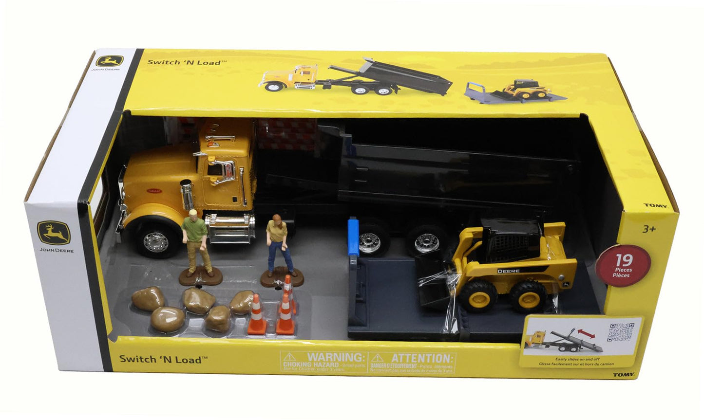 1/32 John Deere Construction Switch 'N Load Toy Set - LP85797