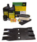 John Deere Original Equipment Model LX178 Maintenance Kit + Highlift Blades, 48" Mower Deck