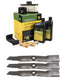 John Deere Original Equipment Model X300 Maintenance Kit + Standard Blades - LG256A