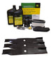 John Deere Original Equipment Model LX172 Maintenance Kit + Highlift Blades, 48" Mower Deck