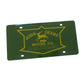 John Deere Green Vintage Logo License Plate - LP79721