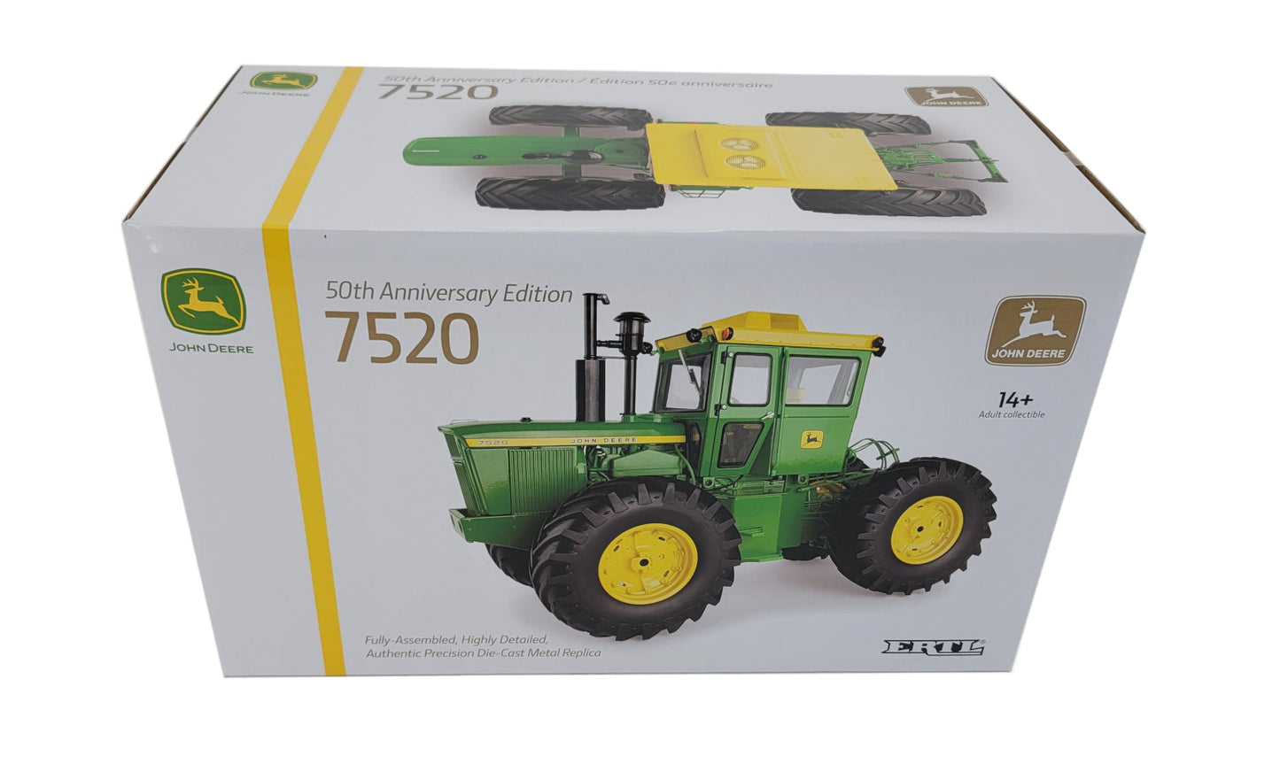 1/16 John Deere "50th Anniversary Edition" 7520 Precision Tractor Toy - LP82780