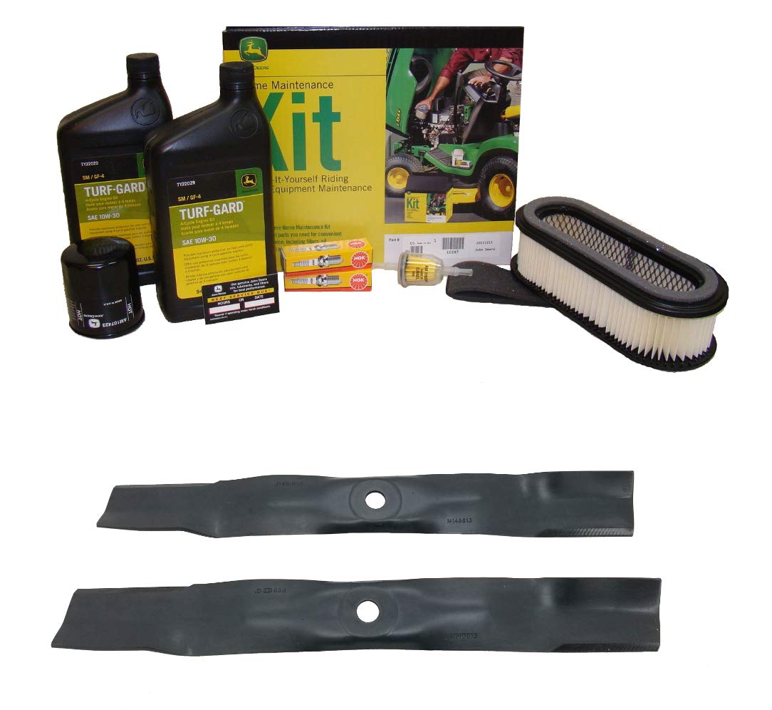 John Deere Original Equipment Model LX279 Maintenance Kits Maintenance Kit + Standard Blades, 48" Mower Deck