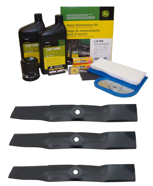 John Deere Original Equipment Model LX280 Maintenance Kit + Standard Blades, 54C"