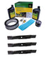 John Deere Original Equipment Model LX288 (S.N. -090,000) Maintenance Kit + Mulching Blades, 54C" Mower Deck