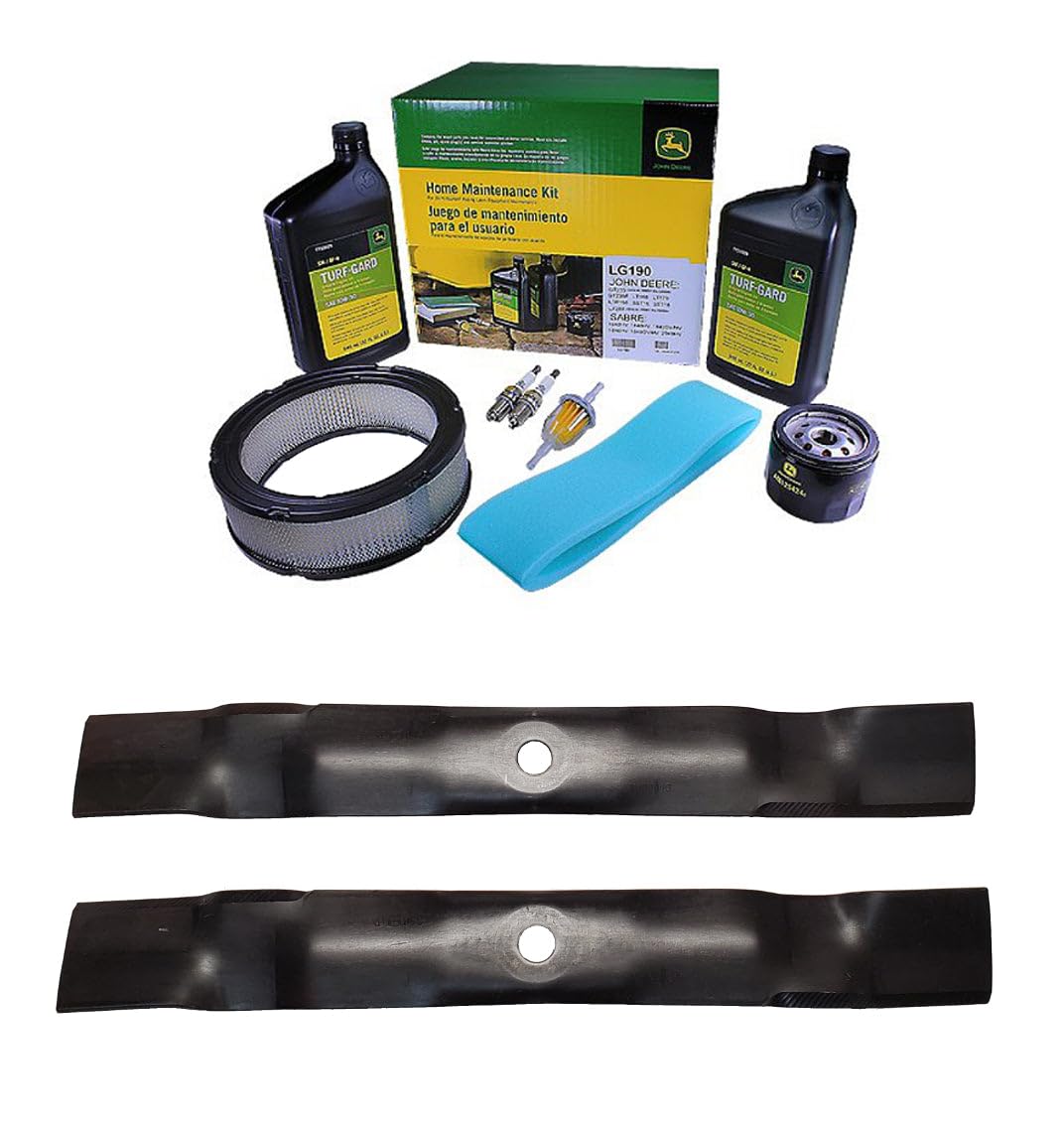 John Deere Original Equipment Model LT170 Maintenance Kit + Mulching Blades, 42C" Mower Deck