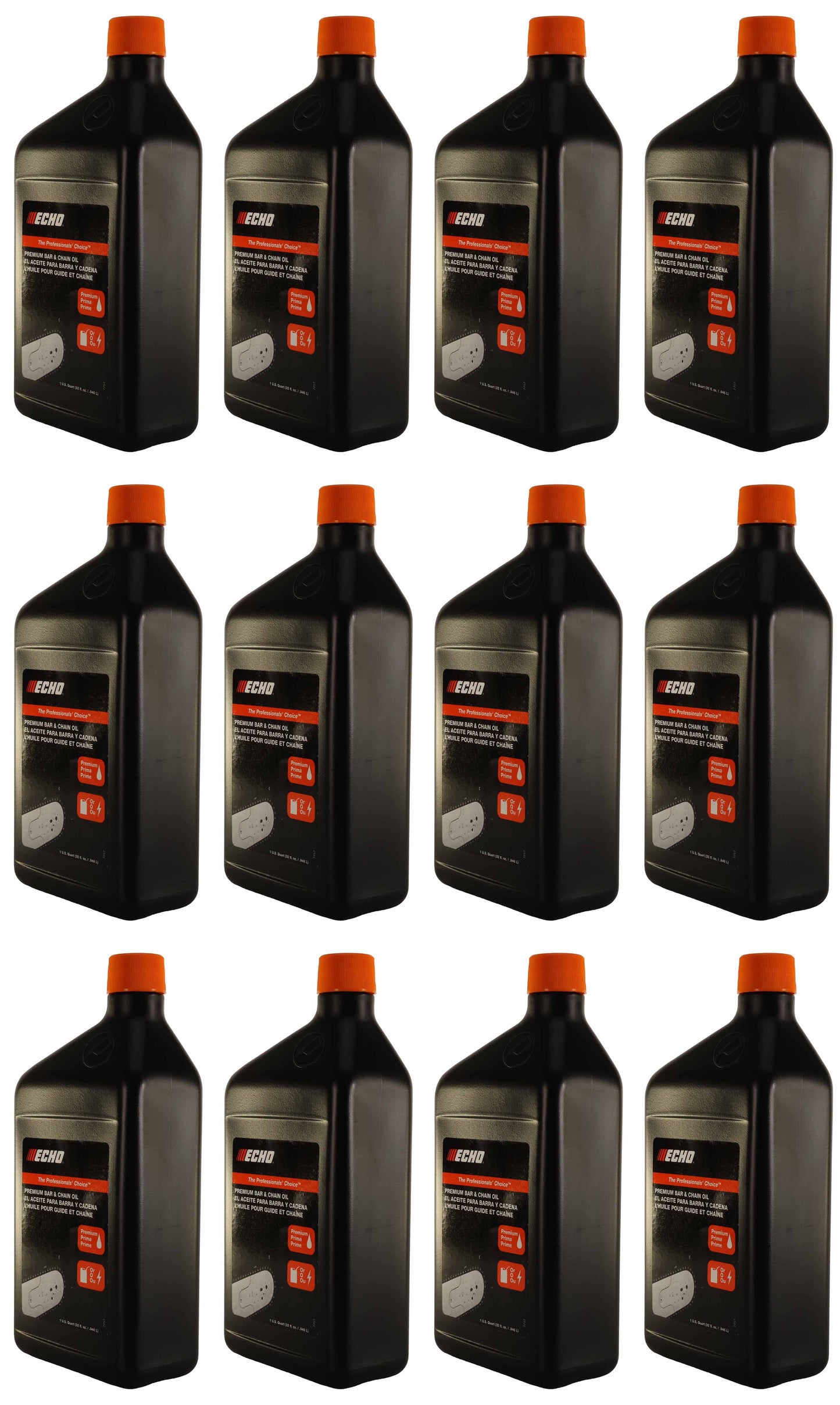 Echo Original Equipment 12-PACK Premium Bar and Chain Oil (1 Quart Bottle) - 6459012