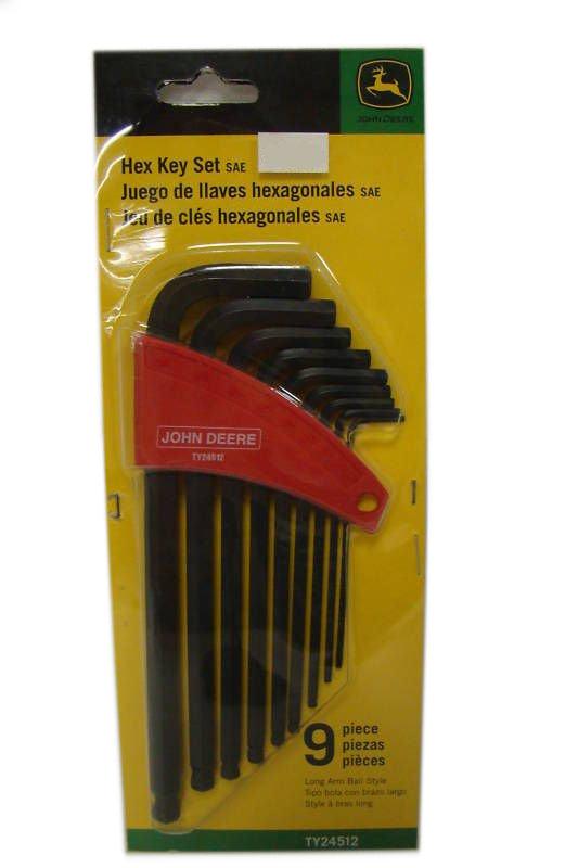 John Deere 9-Piece SAE Hex Key Set - TY24512